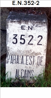 E.N. 352-2 - Alcains (prox.)
 - Est. Alcains